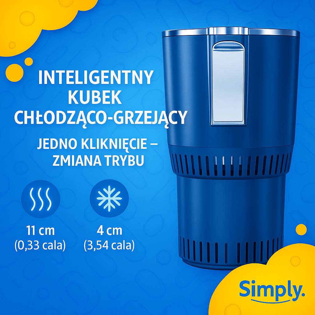 SimplyTempCup™- chłodziarko podgrzewarka do napojów