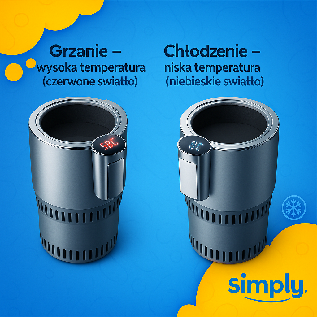 SimplyTempCup™- chłodziarko podgrzewarka do napojów