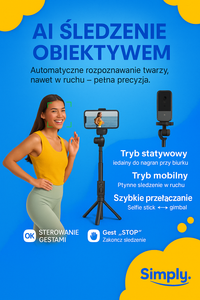 SimplyStick™  Inteligentny selfiestick do Nagrywania