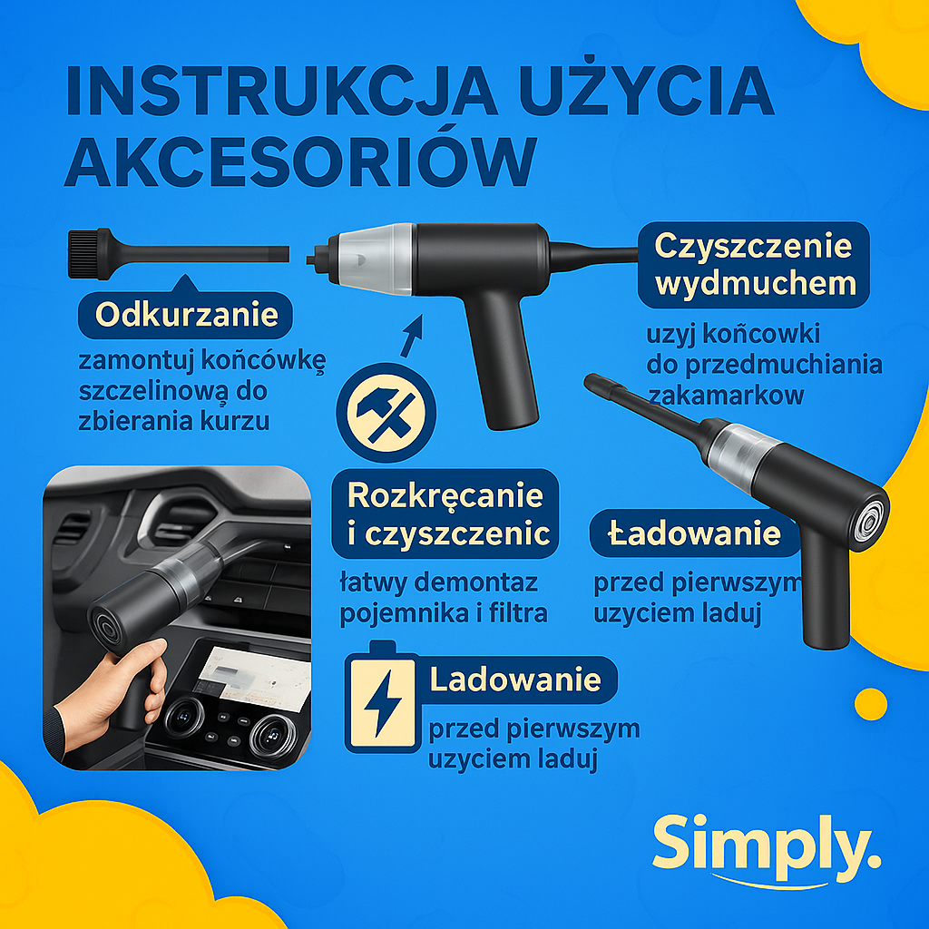 SimplyVac™ – Mini odkurzacz