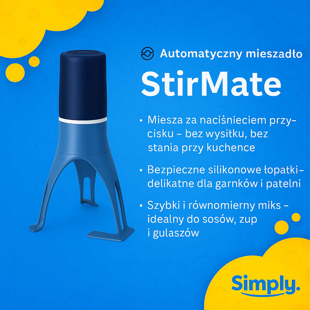 SimplyStir™ - trójkątne mieszadło do patelni