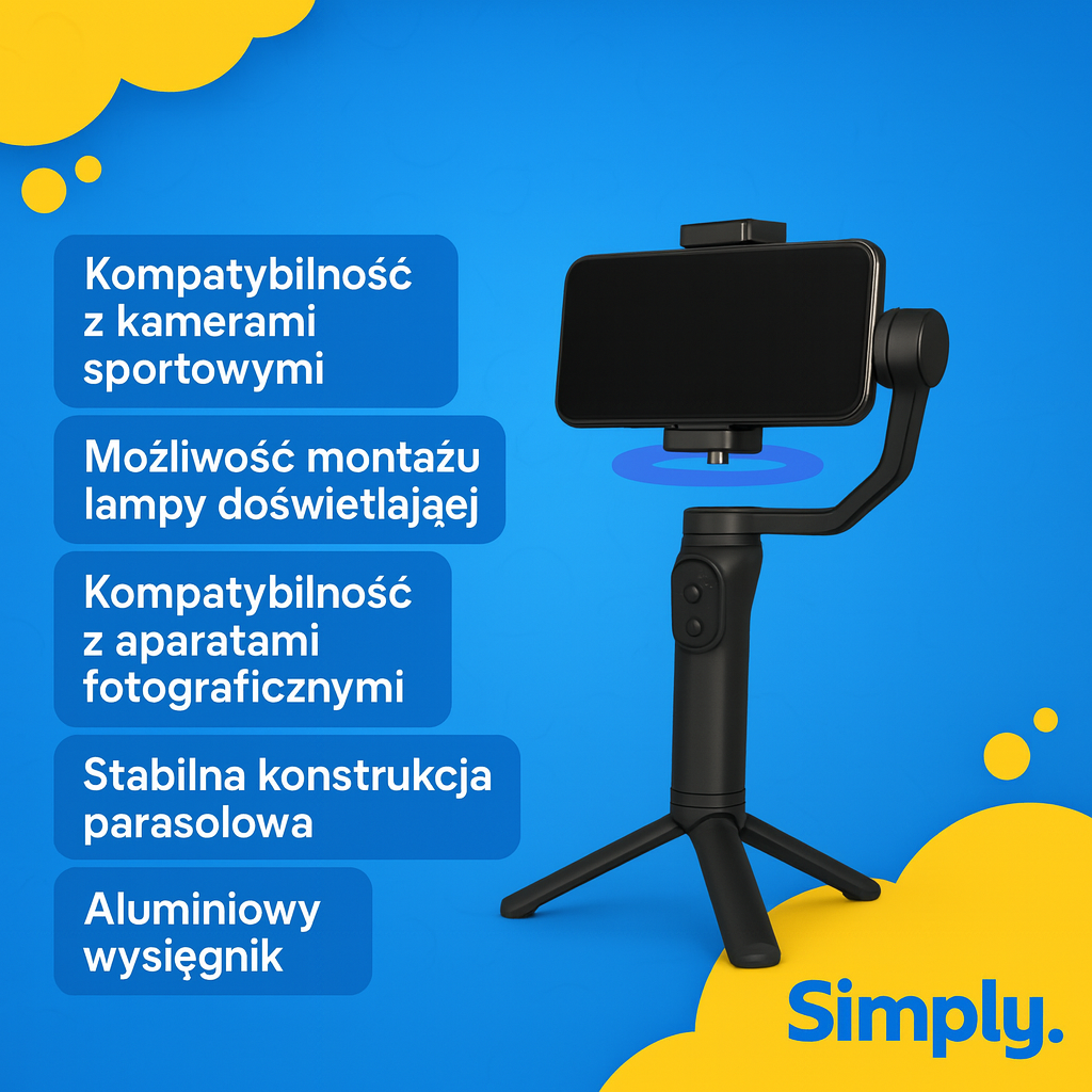 SimplyStick™ - Inteligentny selfiestick do Nagrywania