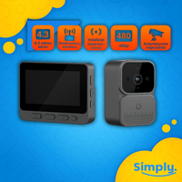 SimplyBell™ – Inteligentny dzwonek do drzwi z ekranem