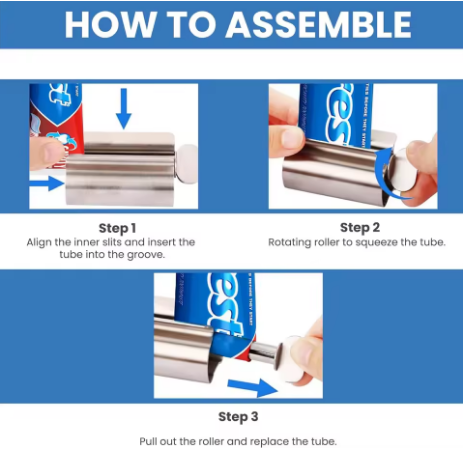 SimplyRoll™ – Metalowy Wyciskacz do Tubek